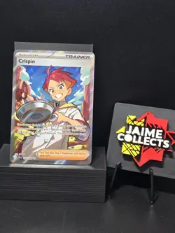 Pokemon Crispin 164/142 Ultra Rare Full Art Holo Stellar Crown Near Mint - Image 1