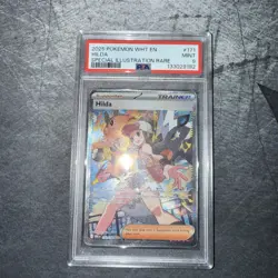 2025 POKEMON WHT EN-WHITE FLARE SPECIAL ILLUSTRATION RARE #171 HILDA PSA 9 - Image 1