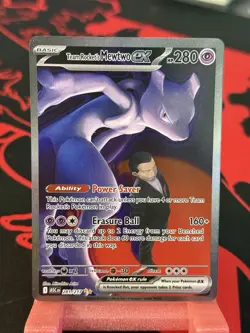 POKEMON TEAM ROCKET’S MEWTWO EX 281/217 ASCENDED HEROES - NM - FAST SHIP - Image 1