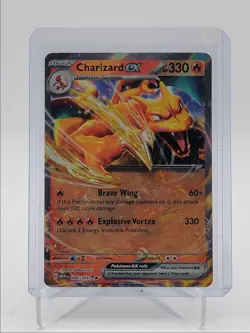 CHARIZARD EX 2023 POKEMON SCARLET & VIOLET 151 DOUBLE RARE 006/165 Q5542 - Image 1