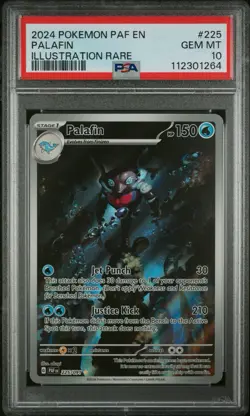 Palafin 225/091 SV Paldean Fates Holo Pokemon TCG PSA 10 Gem Mint - Image 1