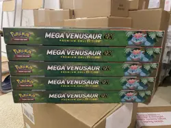 Pokemon TCG Mega Venasaur ex Premium Collection Box 5 BOX LOT New/Sealed - Image 3