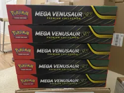 Pokemon TCG Mega Venasaur ex Premium Collection Box 5 BOX LOT New/Sealed - Image 4
