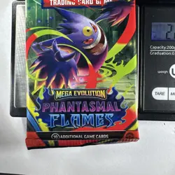 22.75g Mega Evolution Phantasmal Flames Pokemon Booster Pack - Sealed - Image 2