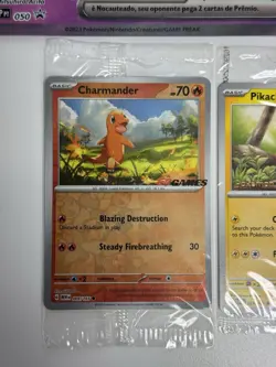 Pokemon 151 Pikachu Eevee Pokemon Together Charmander EB Games JUMBO Promo Set - Image 4
