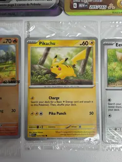 Pokemon 151 Pikachu Eevee Pokemon Together Charmander EB Games JUMBO Promo Set - Image 5