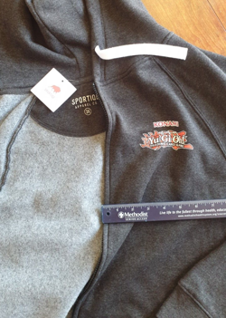 KONAMI Yu-Gi-Oh PROMOTIONAL BLACK HOODIE JACKET YUGIOH by SPORTIQE 3X SIZE - Image 1