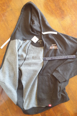 KONAMI Yu-Gi-Oh PROMOTIONAL BLACK HOODIE JACKET YUGIOH by SPORTIQE 3X SIZE - Image 2