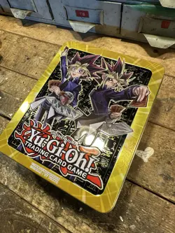 2017 YU-GI-OH This Yugi Muto & Yami Yugi COLLECTORS TIN EMPTY - Image 4