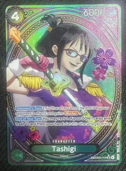 One Piece EB03-018 Tashigi SP SR Alt Art English Heroines Edition NM Clean!! - Image 2