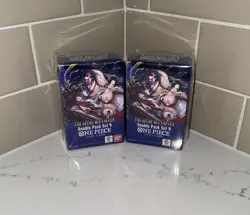 One Piece TCG: Double Pack Set 9 The Azure Sea's Seven - Lot of 2 - In Hand! - Image 1