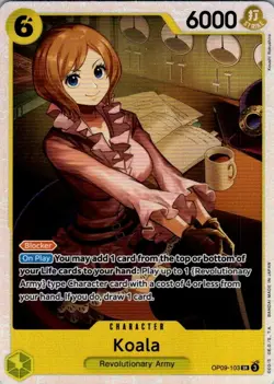 One Piece TCG | Koala | OP09-103 | OP09 | NM Foil - Image 1