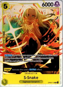One Piece TCG | S-Snake | OP08-112 | OP08 | NM Foil - Image 1