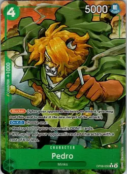 One Piece TCG | Pedro (Parallel) | OP08-030 | OP08 | NM Foil - Image 1