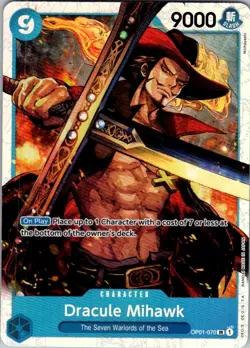 One Piece TCG | Dracule Mihawk () (Reprint) | OP01-070 | PRB-01 | NM Foil - Image 1