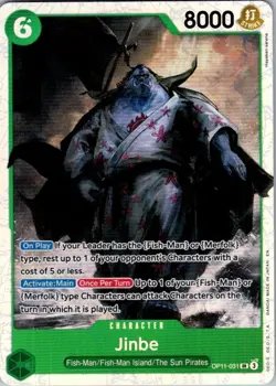 One Piece TCG | Jinbe (031) | OP11-031 | OP11 | NM Foil - Image 1