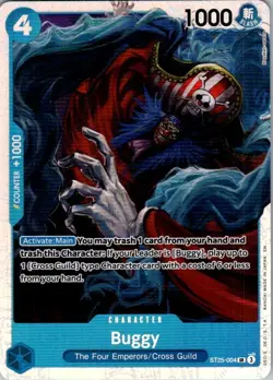One Piece TCG | Buggy | ST25-004 | ST-25 | NM Foil - Image 1