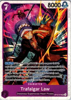 One Piece TCG | Trafalgar Law (073) | OP12-073 | OP12 | NM Foil - Image 1
