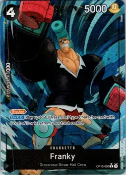 One Piece TCG | Franky (090) (Parallel) | OP10-090 | OP10 | NM Foil - Image 1