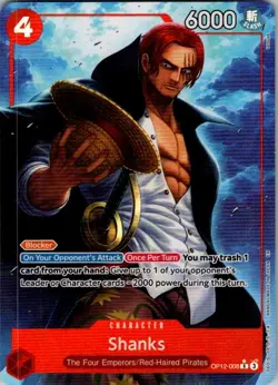 One Piece TCG | Shanks (008) (Alternate Art) | OP12-008 | OP12 | NM Foil - Image 1