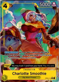 One Piece TCG | Charlotte Smoothie (Full Art) | OP03-110 | PRB-01 | NM Foil - Image 1