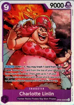 One Piece TCG | Charlotte Linlin | OP08-069 | OP08 | NM Foil - Image 1