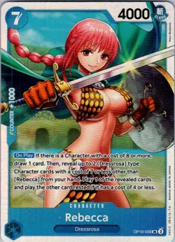 One Piece TCG | Rebecca | OP10-058 | OP10 | NM Foil - Image 1