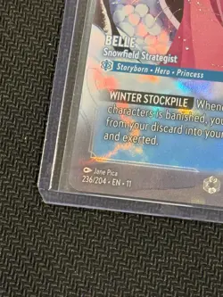 Belle Snowfield Strategist Enchanted -Lorcana Winterspell - Double Sleeved - Image 5