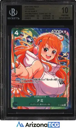 One Piece 2025 Nami P-102 Promo Card Set '25 Japanese PRISTINE BGS 10 - Image 1