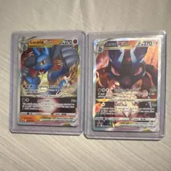 Pokemon TCG Lucario VSTAR SWSH Promo Holo Card Lot (2 Cards) English - Image 5