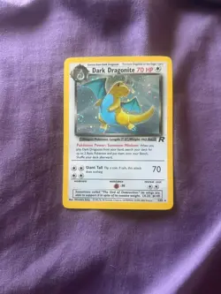 2000 Dark Dragonite Rocket Set Holo Pokemon Card 5/82 - Image 1