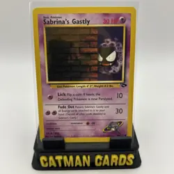 Pokemon TCG Card Sabrina's Gastly 1st Edition Gym Challenge 96/132 - Image 1