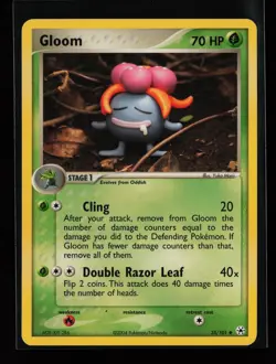 Gloom 35/101 Uncommon Hidden Legends Yuka Morii Pokemon Card - Image 1