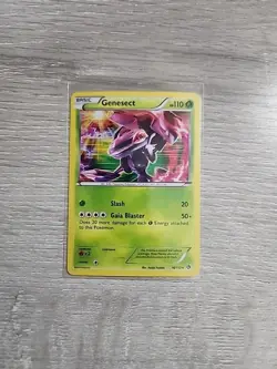 Genesect 16/113 Holo Rare Pokemon Legendary Treasures - LP -Pokemon Trading Card - Image 1