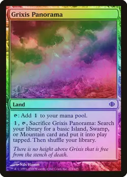Grixis Panorama FOIL Shards of Alara PLD Land Common MAGIC MTG CARD ABUGames - Image 1