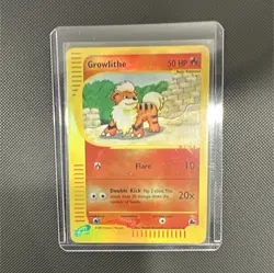 Pokemon Growlithe 62/144 Skyridge Reverse Holo 50 HP Basic Pokemon Card - Image 1