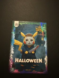 Pokemon Cospkay(Pikachu) #43 Halloween- Fan Art Card - Image 1