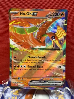 Ho-oh ex 007/034 Trading Card Game Classic Holo Pokemon Card NM #640 - Image 1