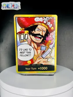 One Piece Card Game 🏴‍☠DON!! Card Gol.D.Roger "GOLD" NM Foil ENGLISH - Image 1