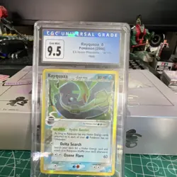 Rayquaza δ EX Holon Phantoms 16/110 Holo Rare CGC 9.5 Pokemon Card 2006 - Image 1