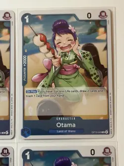 Otama OP13-043 Carrying On His Will 4 Foil Card Play Set Lot One Piece - Image 3