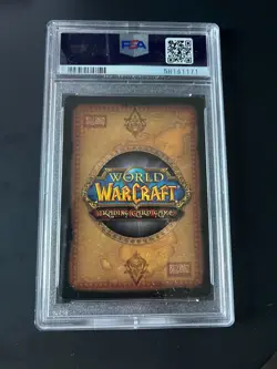 WORLD OF WARCRAFT WOW TCG : FLOATING SPELLBOOK LOOT CARD UNSCRATCHED PSA 9 - Image 2