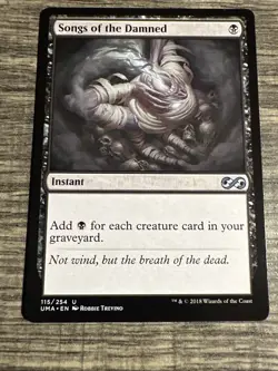 Songs of the Damned MTG Magic the Gathering Card NM Near Mint UMA - Image 1