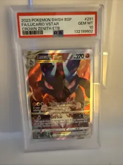 Lucario VSTAR SWSH291 SWSH: Sword & Shield Promo Cards Holo - Image 1