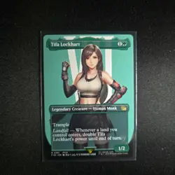 Tifa Lockhart Borderless 391 - Magic The Gathering Final Fantasy ( Non Foil ) - Image 1