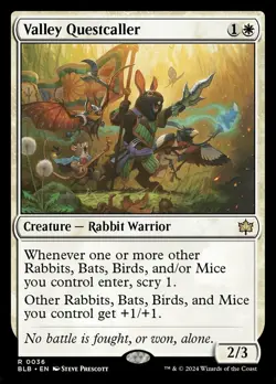 [1x] Valley Questcaller Near Mint, English Bloomburrow MTG Magic - Image 1