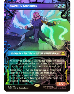 Krang & Shredder - Foil - Showcase Teenage Mutant Ninja Turtles MTG - Image 1