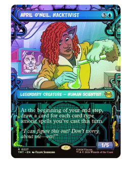 April O'Neil, Hacktivist (0227) - Foil - Showcase Teenage Mutant Ninja Turtles - Image 1