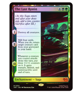 The Last Ronin - Foil Teenage Mutant Ninja Turtles MTG - Image 1