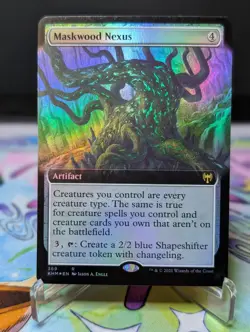MTG Kaldheim-Maskwood Nexus (Extended Art) 369 Foil - Image 1